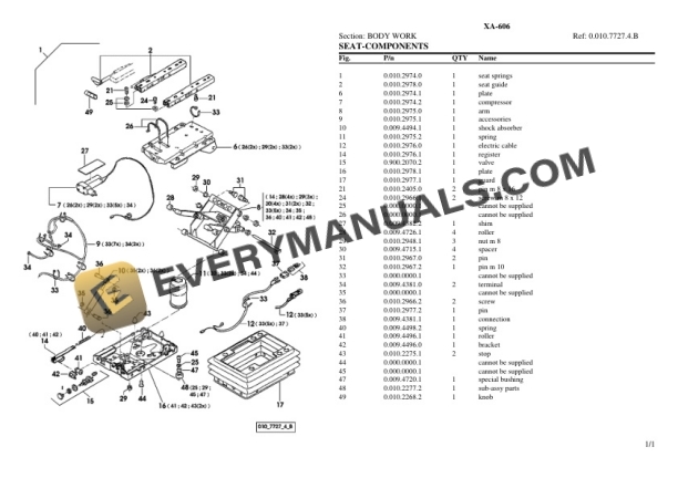 Hurlimann XA-606 Tractor Parts Catalog PDF 6 Hurlimann XA-606 Tractor Parts Catalog PDF - Image 4