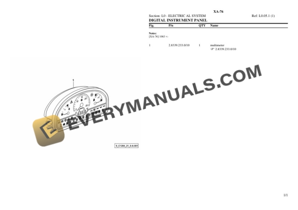 Hurlimann XA-76 Tractor Parts Catalog PDF 7 Hurlimann XA-76 Tractor Parts Catalog PDF - Image 5