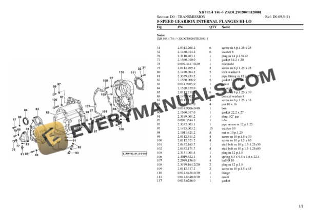 Hurlimann XB 105.4 T4i (ZKDCJ90200TH20001) Tractor Parts Catalog PDF 4 Hurlimann XB 105.4 T4i (ZKDCJ90200TH20001) Tractor Parts Catalog PDF - Image 2