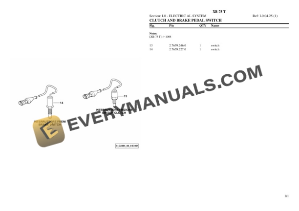 Hurlimann XB-75 T Tractor Parts Catalog PDF 7 Hurlimann XB-75 T Tractor Parts Catalog PDF - Image 5