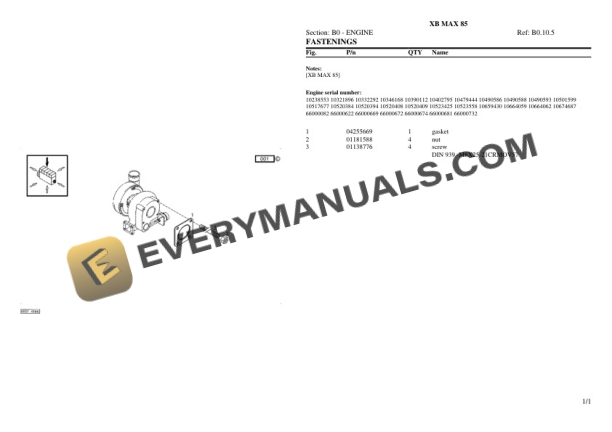 Hurlimann XB MAX 85 Tractor Parts Catalog PDF 4 Hurlimann XB MAX 85 Tractor Parts Catalog PDF - Image 2