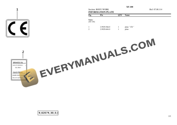 Hurlimann XF-100 Tractor Parts Catalog PDF 6 Hurlimann XF-100 Tractor Parts Catalog PDF-4