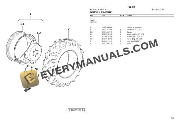 Hurlimann XF-100 Tractor Parts Catalog PDF 7 Hurlimann XF-100 Tractor Parts Catalog PDF-5