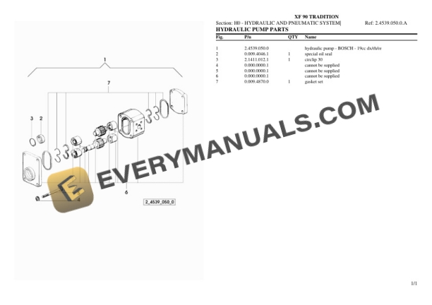 Hurlimann XF 90 TRADITION Tractor Parts Catalog PDF 6 Hurlimann XF 90 TRADITION Tractor Parts Catalog PDF - Image 4