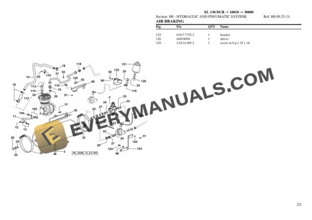 Hurlimann XL 130 DCR (10010 (30000) Tractor Parts Catalog PDF 6 Hurlimann XL 130 DCR (10010 (30000) Tractor Parts Catalog PDF - Image 4
