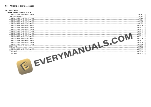 hurlimann xl 175 dcr 10010 30000 tractor parts catalog pdf 1