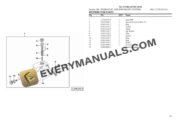 Hurlimann XL 175 HI-LEVEL DCR Tractor Parts Catalog PDF 6 Hurlimann XL 175 HI-LEVEL DCR Tractor Parts Catalog PDF - Image 4