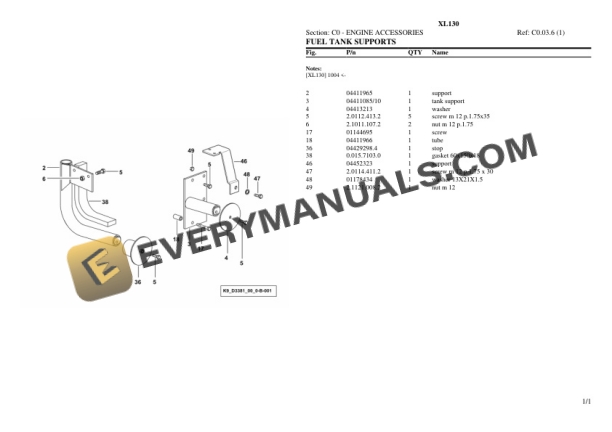 Hurlimann XL130 Tractor Parts Catalog PDF 4 Hurlimann XL130 Tractor Parts Catalog PDF - Image 2
