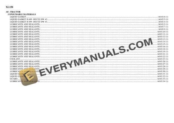 Hurlimann XL150 Tractor Parts Catalog PDF 3 Hurlimann XL150 Tractor Parts Catalog PDF