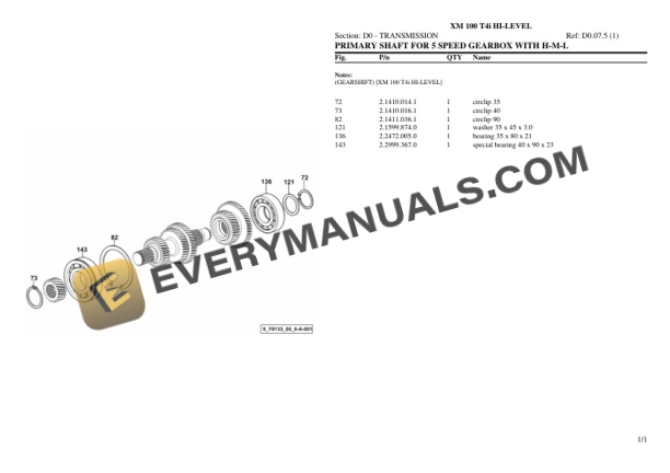 Hurlimann XM 100 T4i HI-LEVEL Tractor Parts Catalog PDF 4 Hurlimann XM 100 T4i HI-LEVEL Tractor Parts Catalog PDF - Image 2