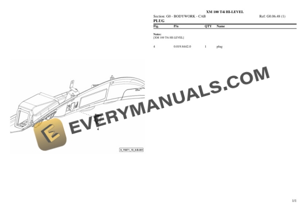 Hurlimann XM 100 T4i HI-LEVEL Tractor Parts Catalog PDF 5 Hurlimann XM 100 T4i HI-LEVEL Tractor Parts Catalog PDF - Image 3