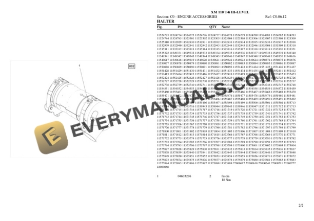 Hurlimann XM 110 T4i HI-LEVEL Tractor Parts Catalog PDF 4 Hurlimann XM 110 T4i HI-LEVEL Tractor Parts Catalog PDF - Image 2