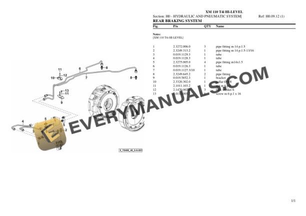 Hurlimann XM 110 T4i HI-LEVEL Tractor Parts Catalog PDF 6 Hurlimann XM 110 T4i HI-LEVEL Tractor Parts Catalog PDF - Image 4