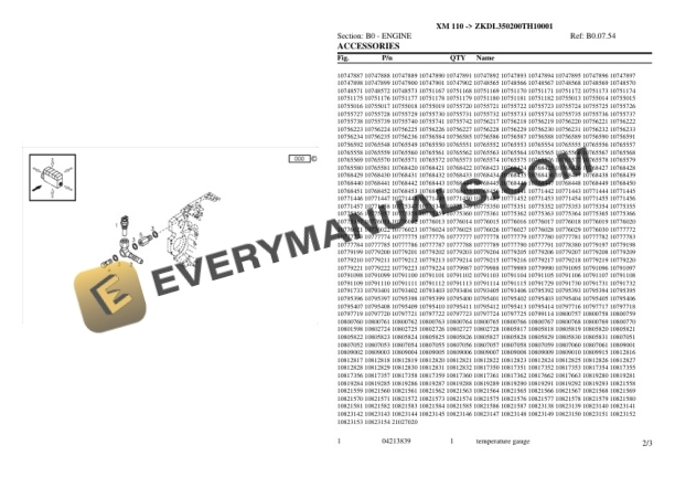 Hurlimann XM 110 (ZKDL350200TH10001) Tractor Parts Catalog PDF 4 Hurlimann XM 110 (ZKDL350200TH10001) Tractor Parts Catalog PDF - Image 2