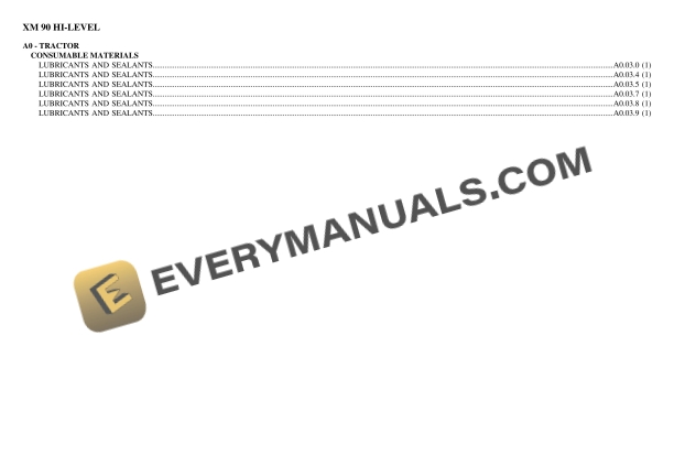 Hurlimann XM 90 HI-LEVEL Tractor Parts Catalog PDF 2 hurlimann xm 90 hi level tractor parts catalog pdf 1