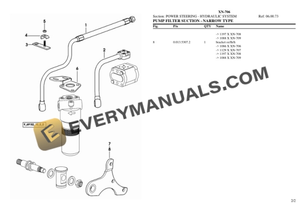 Hurlimann XN-706 Tractor Parts Catalog PDF 5 Hurlimann XN-706 Tractor Parts Catalog PDF - Image 3