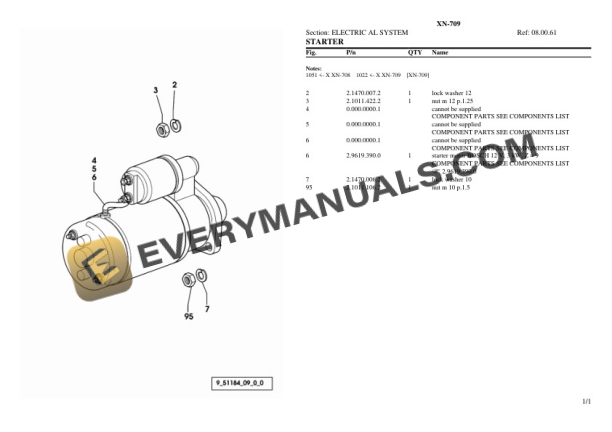 Hurlimann XN-709 Tractor Parts Catalog PDF 6 Hurlimann XN-709 Tractor Parts Catalog PDF - Image 4