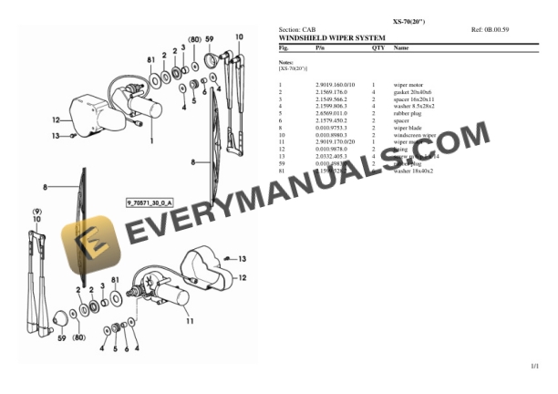 Hurlimann XS-70 (20'') Tractor Parts Catalog PDF 7 Hurlimann XS-70 (20'') Tractor Parts Catalog PDF - Image 5