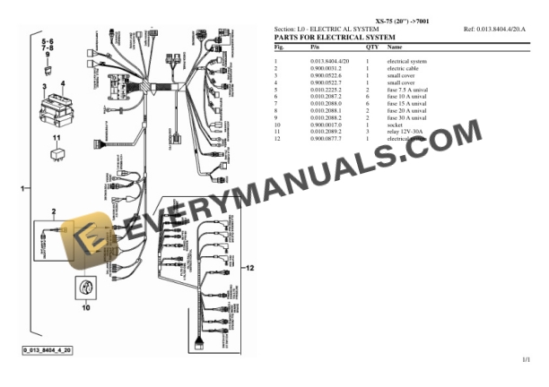 Hurlimann XS-75 (20'') (7001) Tractor Parts Catalog PDF 7 Hurlimann XS-75 (20'') (7001) Tractor Parts Catalog PDF - Image 5