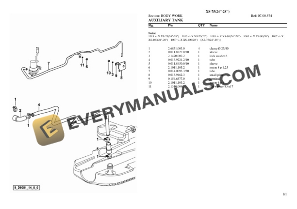 Hurlimann XS-75 (24''-28'') Tractor Parts Catalog PDF 6 Hurlimann XS-75 (24''-28'') Tractor Parts Catalog PDF - Image 4