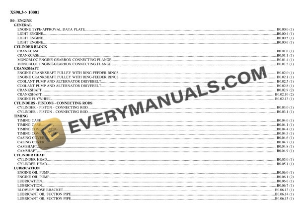 Hurlimann XS90.3 (10001) Tractor Parts Catalog PDF 1 hurlimann xs903 10001 tractor parts catalog pdf 1