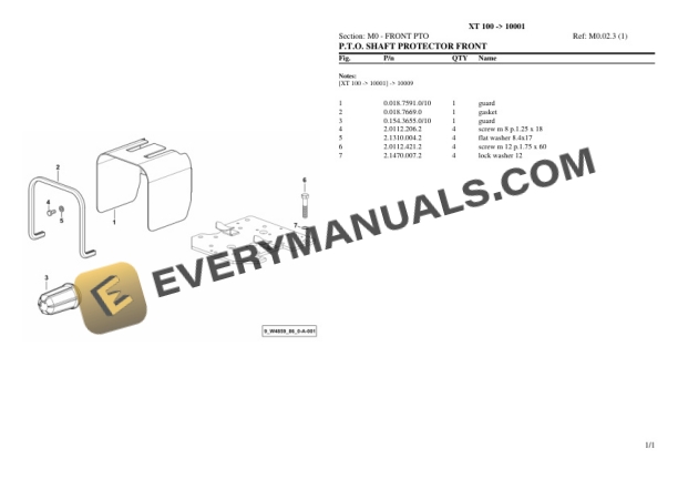 Hurlimann XT 100 (10001) Tractor Parts Catalog PDF 7 Hurlimann XT 100 (10001) Tractor Parts Catalog PDF - Image 5