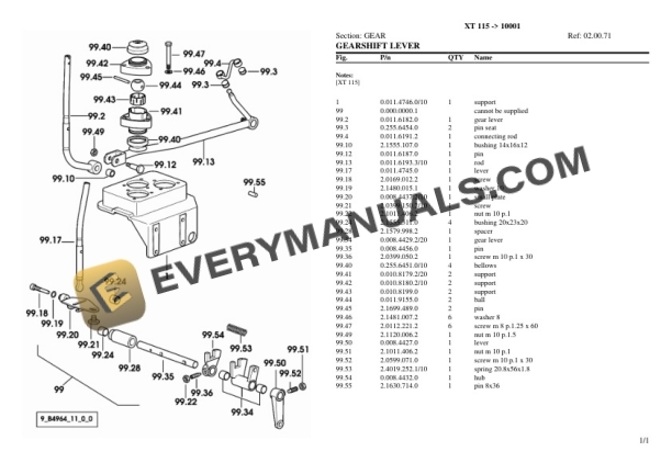 Hurlimann XT 115 (10001) Tractor Parts Catalog PDF 4 Hurlimann XT 115 (10001) Tractor Parts Catalog PDF - Image 2