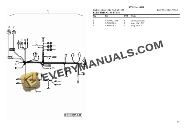 Hurlimann XT 115 (10001) Tractor Parts Catalog PDF 6 Hurlimann XT 115 (10001) Tractor Parts Catalog PDF - Image 4