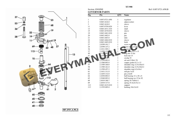 Hurlimann XT-908 Tractor Parts Catalog PDF-4