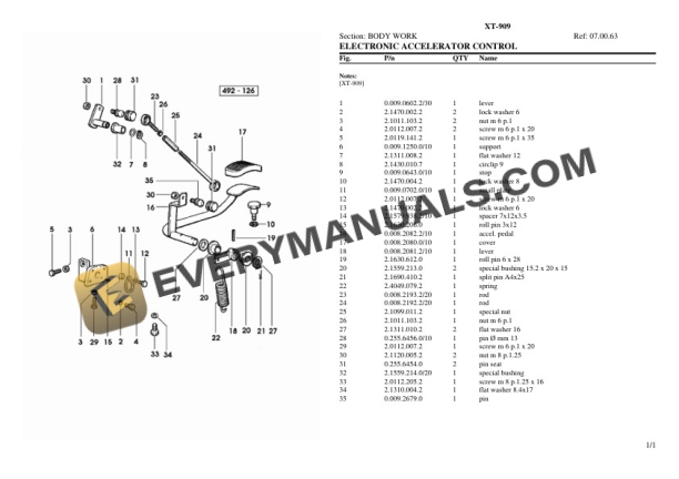 Hurlimann XT-909 Tractor Parts Catalog PDF-2
