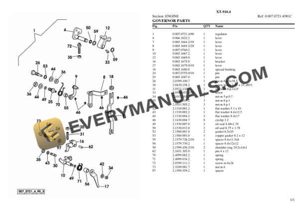 Hurlimann XT-910.4 Tractor Parts Catalog PDF-4