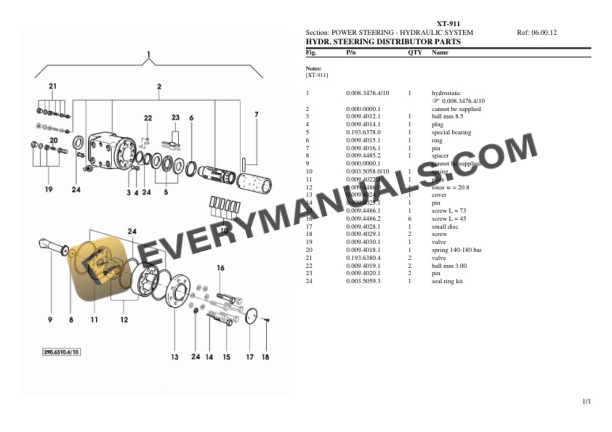 Hurlimann XT-911 Tractor Parts Catalog PDF 5 Hurlimann XT-911 Tractor Parts Catalog PDF - Image 3