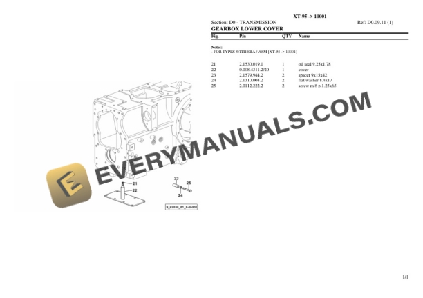 Hurlimann XT-95 (10001) Tractor Parts Catalog PDF 4 Hurlimann XT-95 (10001) Tractor Parts Catalog PDF - Image 2