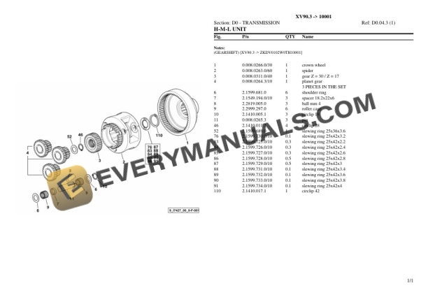 Hurlimann XV90.3 (10001) Tractor Parts Catalog PDF 4 Hurlimann XV90.3 (10001) Tractor Parts Catalog PDF - Image 2