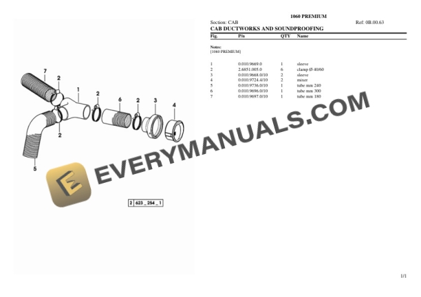 Lamborghini 1060 PREMIUM Tractor Parts Catalog PDF-3