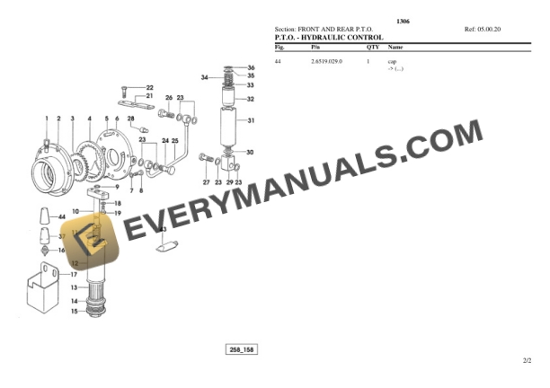 Lamborghini 1306 Tractor Parts Catalog PDF-3
