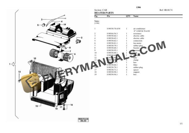 Lamborghini 1306 Tractor Parts Catalog PDF-5
