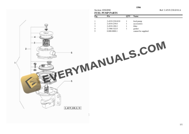 Lamborghini 1506 Tractor Parts Catalog PDF-2