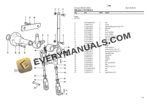 Lamborghini 1706 Tractor Parts Catalog PDF-3