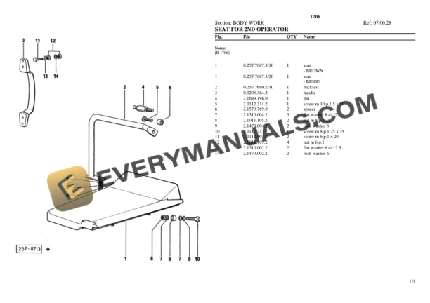Lamborghini 1706 Tractor Parts Catalog PDF-4