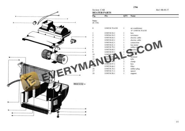 Lamborghini 1706 Tractor Parts Catalog PDF-5