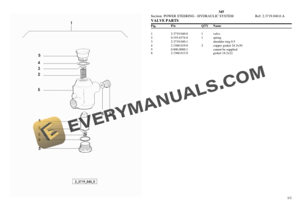 Lamborghini 345 Tractor Parts Catalog PDF-4
