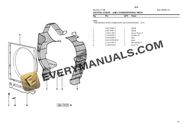 Lamborghini 674 Tractor Parts Catalog PDF-5