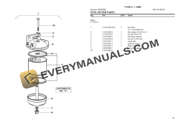 Lamborghini 774-80 N (12000) Tractor Parts Catalog PDF-2