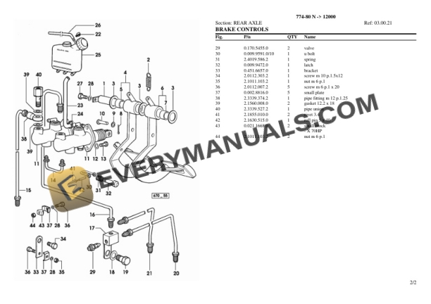 Lamborghini 774-80 N (12000) Tractor Parts Catalog PDF-3