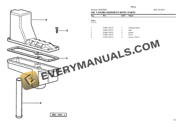 Lamborghini 775-V Tractor Parts Catalog PDF 4 Lamborghini 775-V Tractor Parts Catalog PDF-2