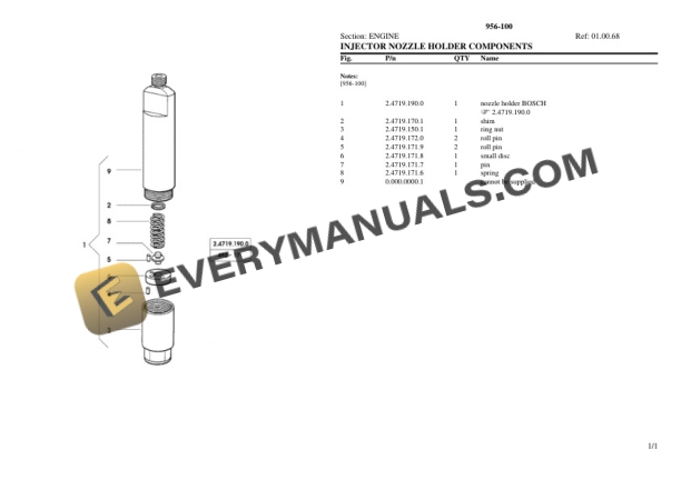 Lamborghini 956-100 Tractor Parts Catalog PDF-2