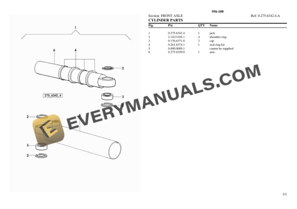 Lamborghini 956-100 Tractor Parts Catalog PDF-3