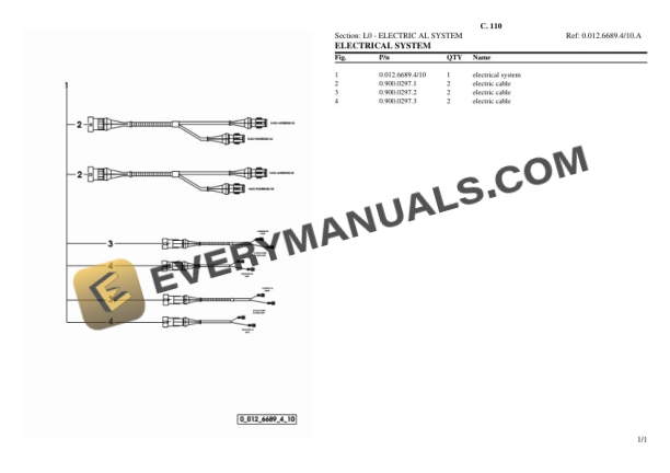 Lamborghini C. 110 Tractor Parts Catalog PDF 7 Lamborghini C. 110 Tractor Parts Catalog PDF - Image 5
