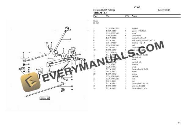 Lamborghini C 362 Tractor Parts Catalog PDF 6 Lamborghini C 362 Tractor Parts Catalog PDF-4